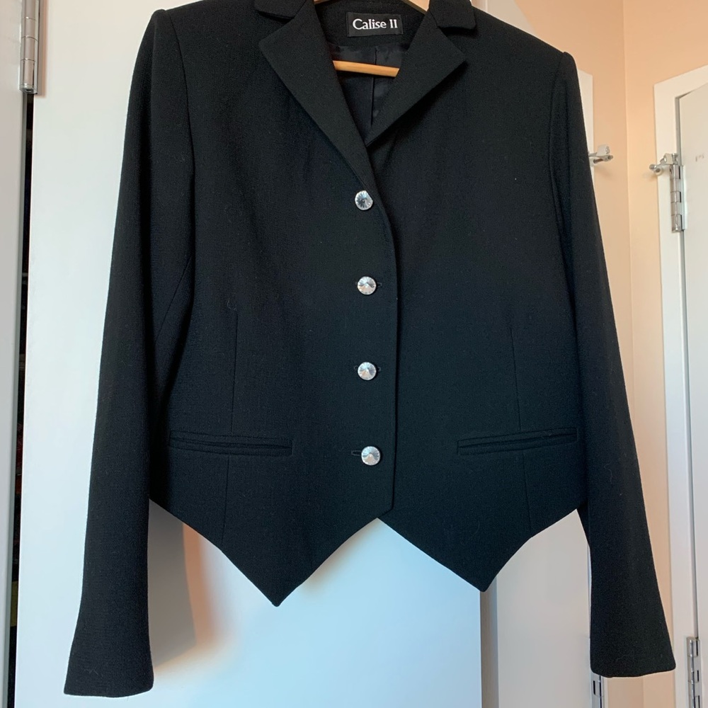 Brand new black dress jacket. size 10